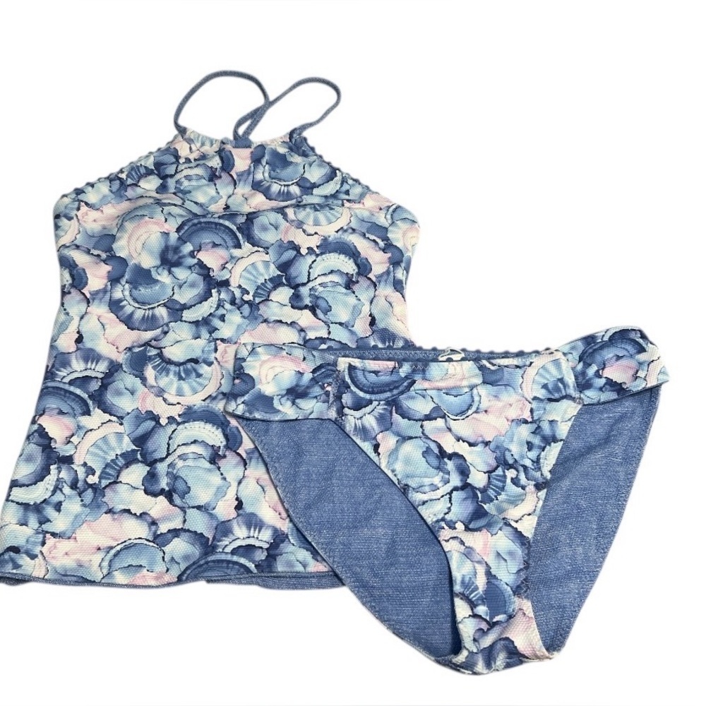 TOMMY BAHAMA Island Cays Abalone Reversible Swimsuit Tankini Set